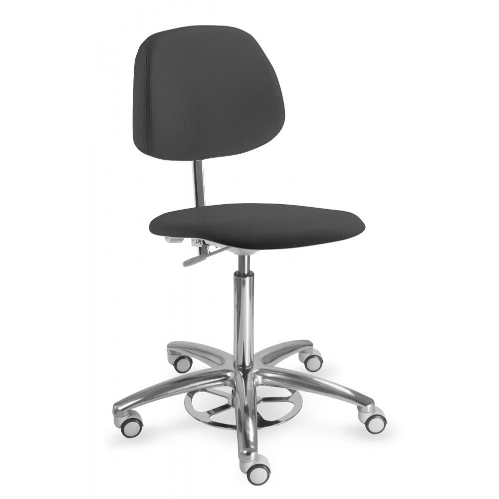 Mayer Krzesło medyczne z oparciem 2205 G clean Czarny Silvertex
