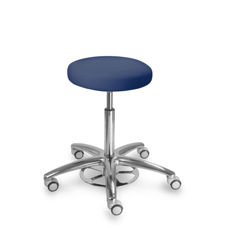 Mayer taboret medyczny 1256 clean Silvertex niebieski