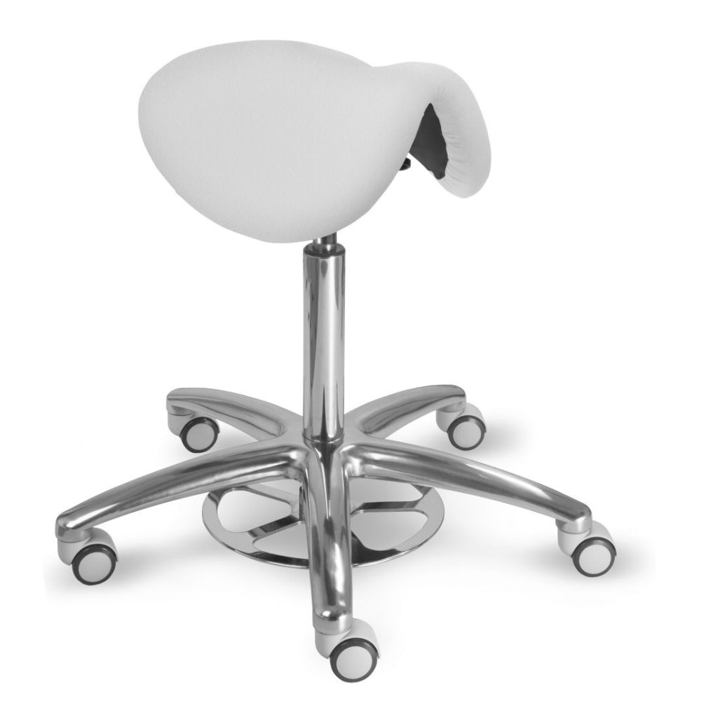 Mayer Stołek siodłowy clean 1213 Silvertex Biały