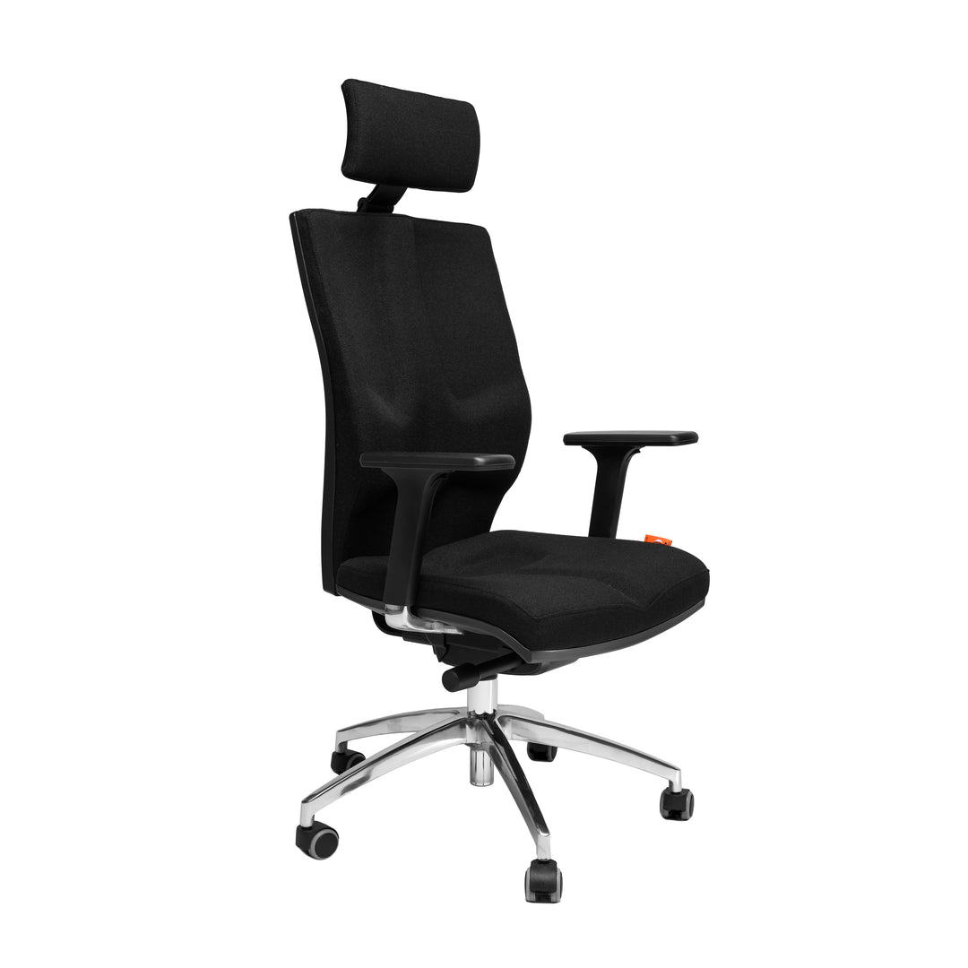 Kulik System Fotel ergonomiczny Elegance K4, czarny, 170-180 cm, Vario