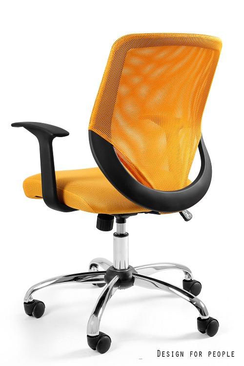 UNIQUE Fotel biurowy MOBI Żółty