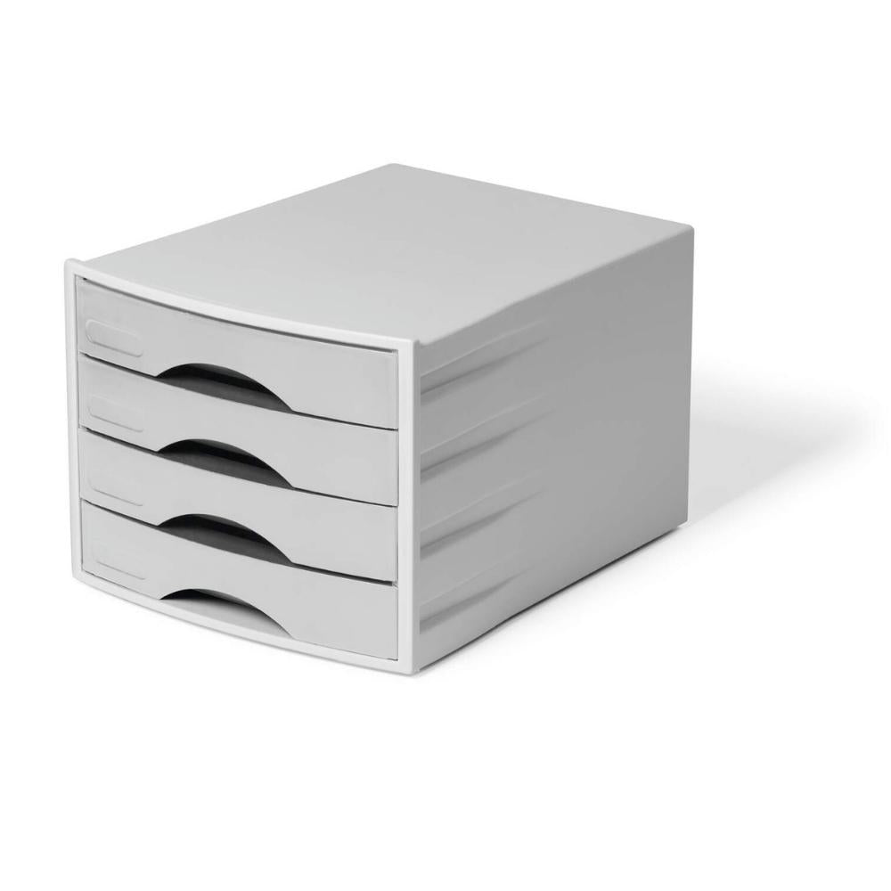 Durable ECO Pojemnik na dokumenty 4 szuflady szare