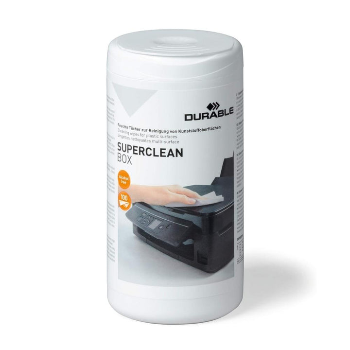 Durable SUPERCLEAN BOX 100 Chusteczki do czyszczenia 100 szt