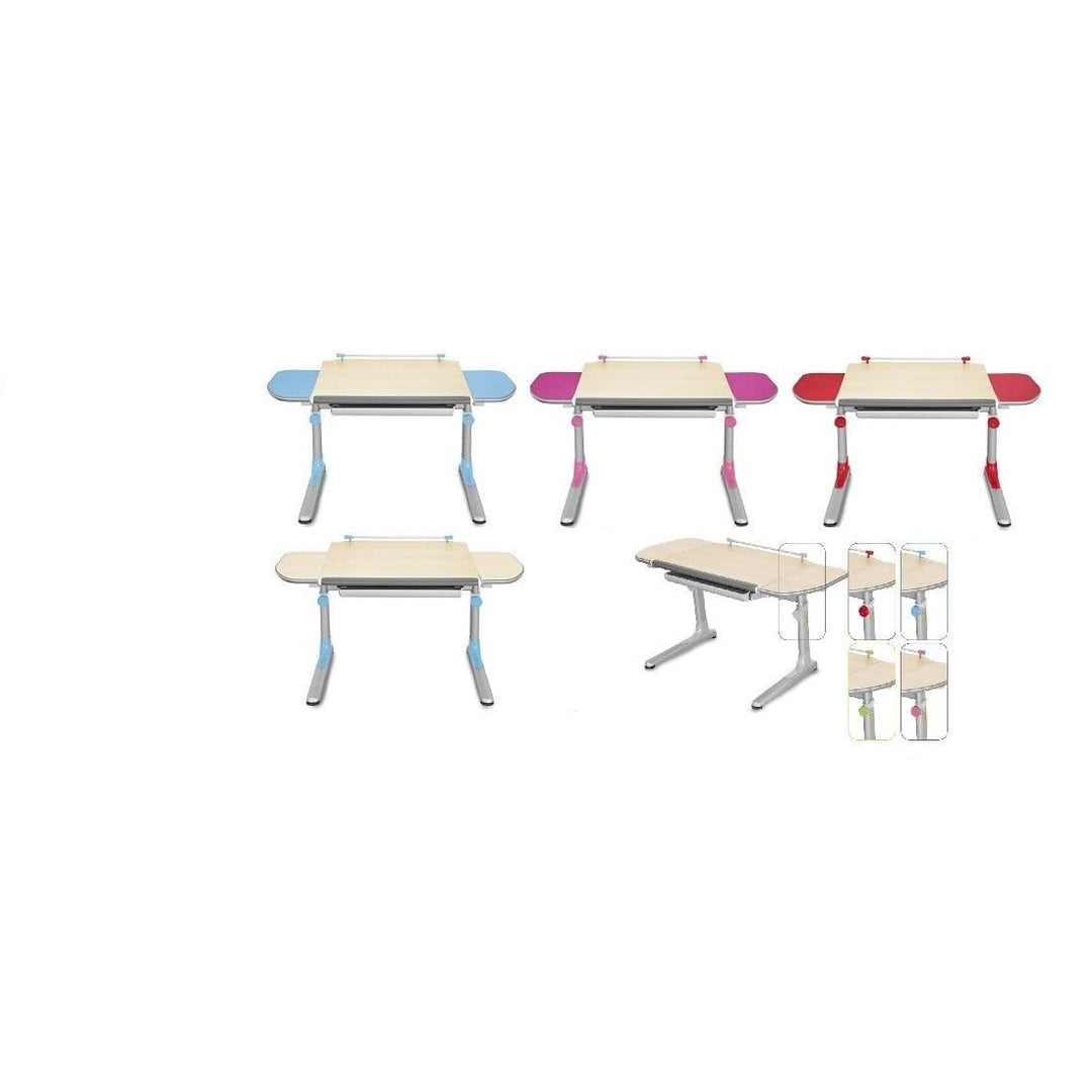 Mayer Biurko ergonomiczne rosnące razem z dzieckiem białe + 5 kolorów Profi3