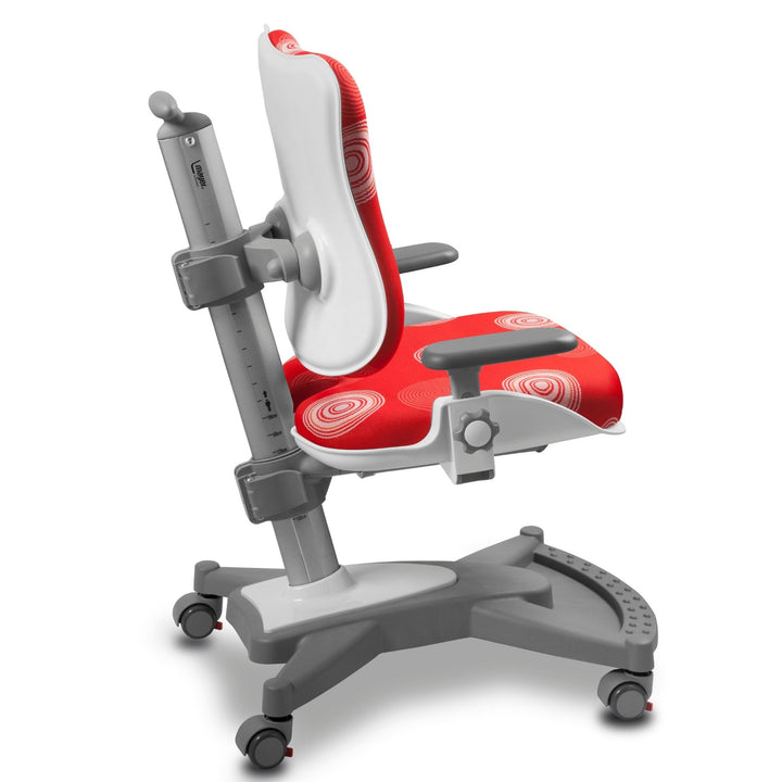 Mayer Krzesło ergonomiczne do biurka MyChamp czerwone kółka