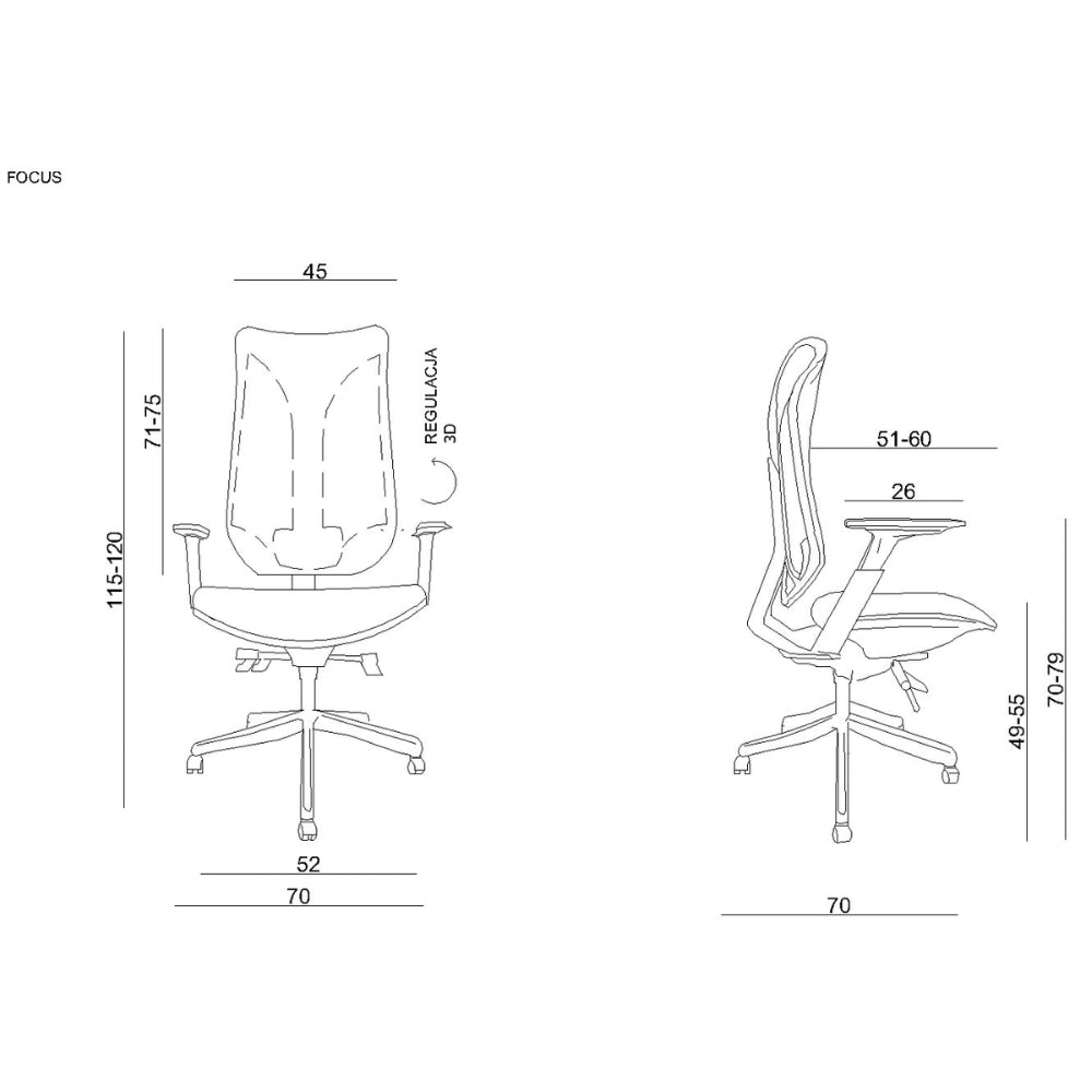 Unique Fotel ergonomiczny FOCUS