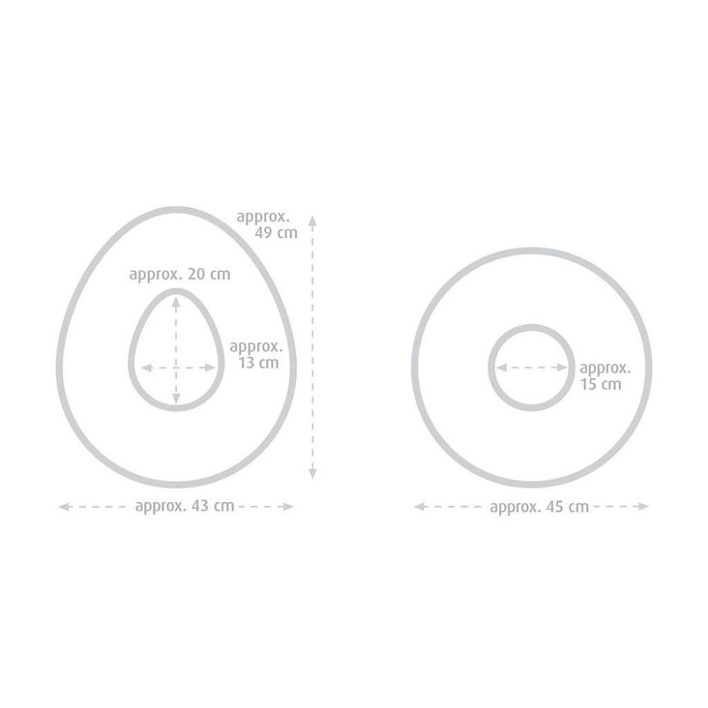 Sissel Poduszka ortopedyczna Sit Ring z otworem- owalna