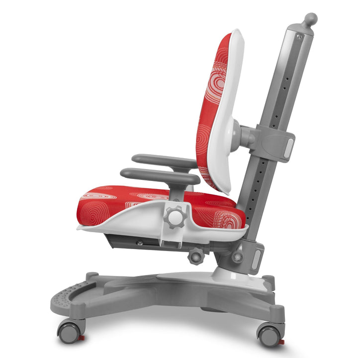 Mayer Krzesło ergonomiczne do biurka MyChamp czerwone kółka