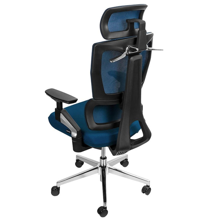 Spacetronik Krzesło biurowe ergonomiczne BARD niebieskie