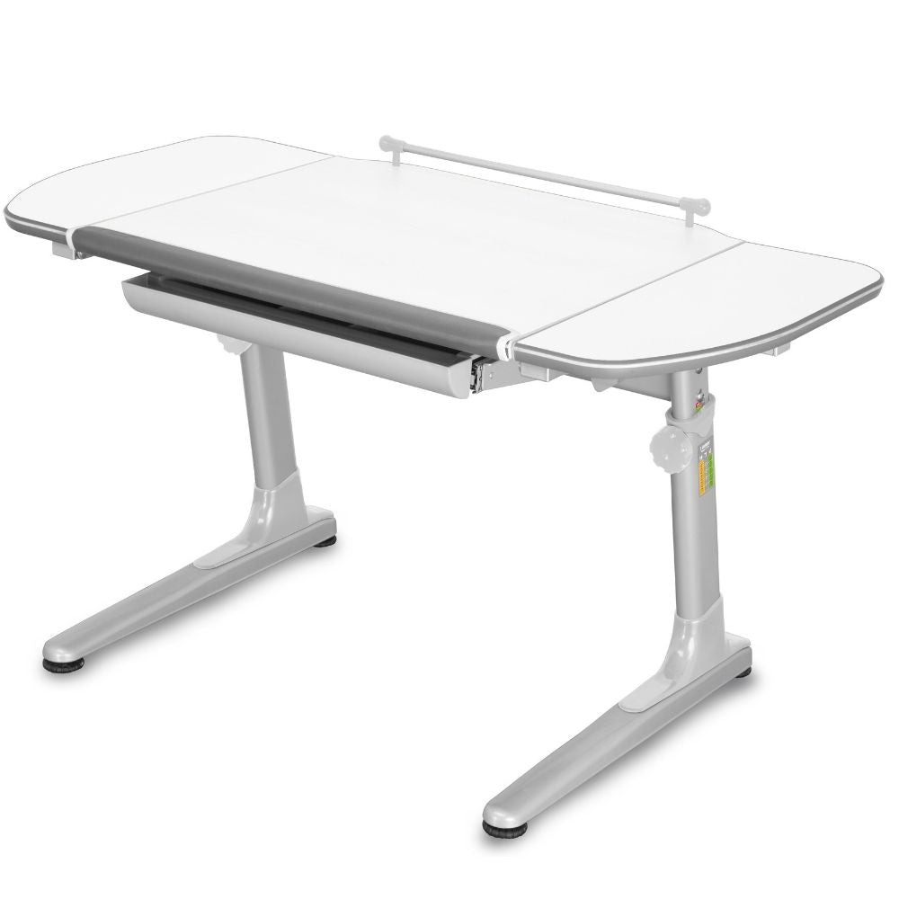 Mayer Biurko ergonomiczne rosnące razem z dzieckiem srebrno/białe Profi3 + 5 kolorów