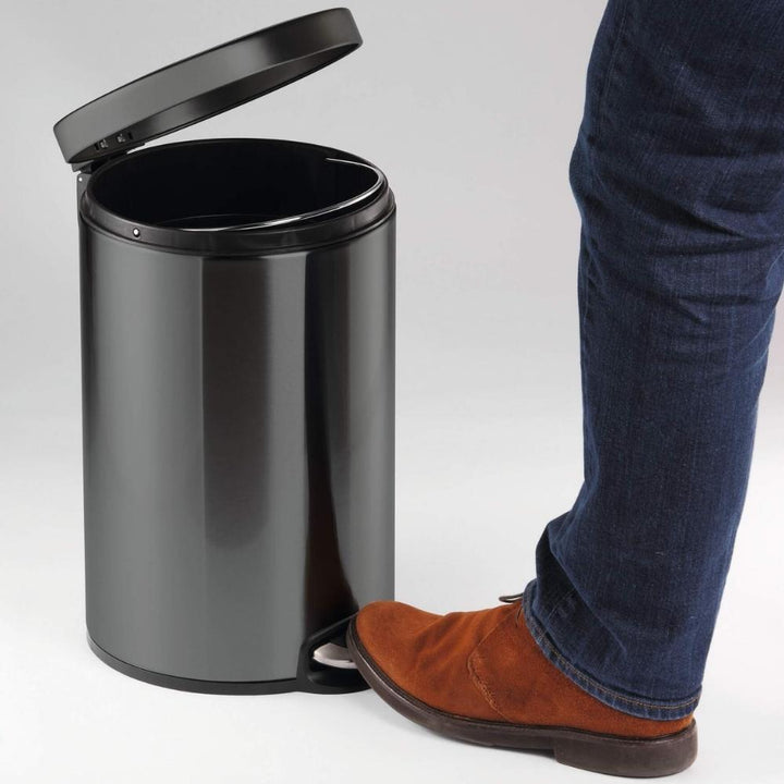 Durable Metalowy kosz na śmieci 5l z pedałem antracytowy