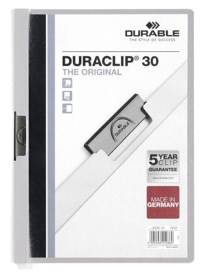 Durable Skoroszyt zaciskowy Duraclip PVC 1 - 30