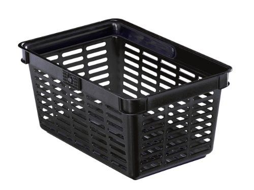Durable Koszyk na zakupy z raczką 19 l czarny