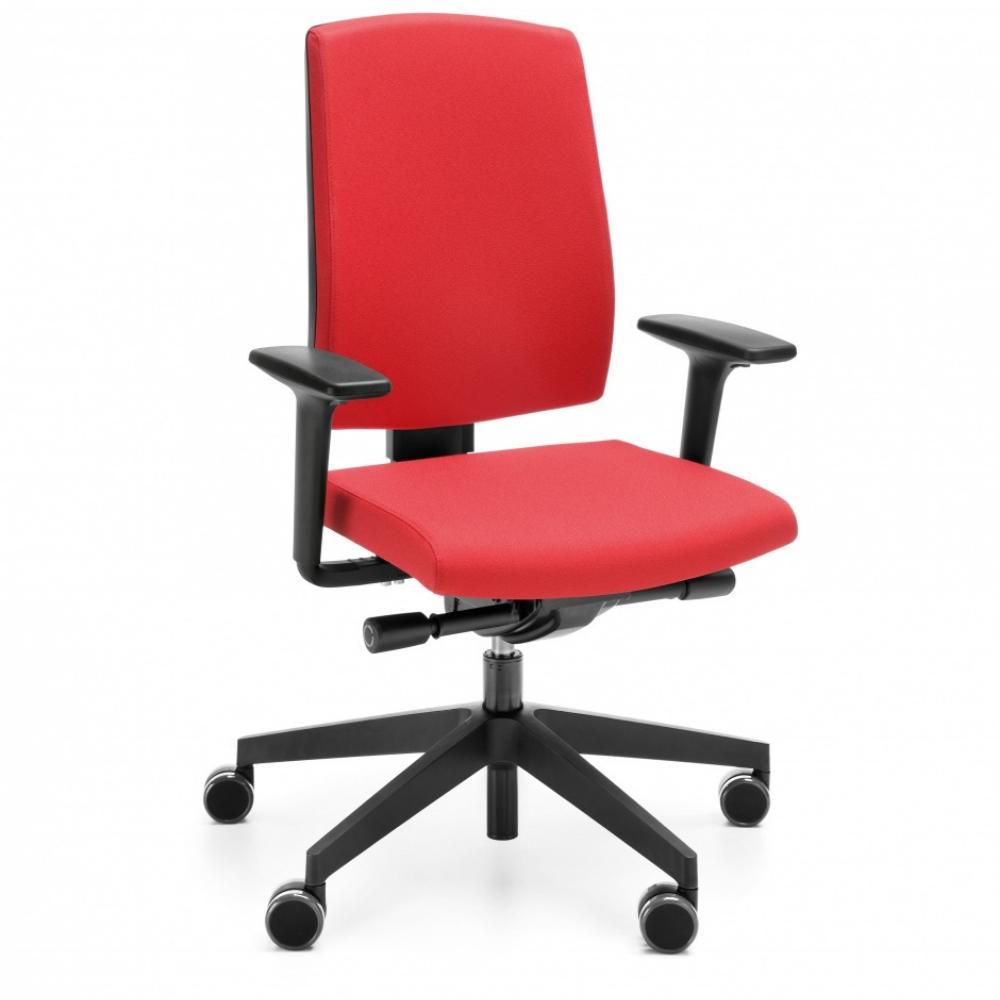 Profim Fotel ergonomiczny Fotel biurowy Classic Raya - tapicerowany tył oparcia