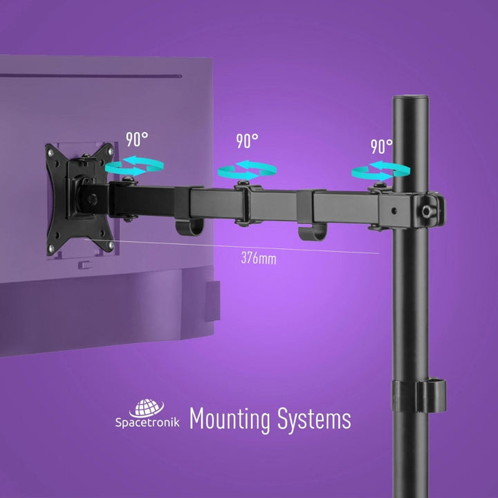 Spacetronik Uchwyt do monitora przegubowy SPA-112