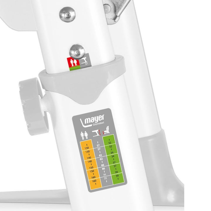 Mayer Biurko ergonomiczne rosnące razem z dzieckiem białe + 5 kolorów Profi3