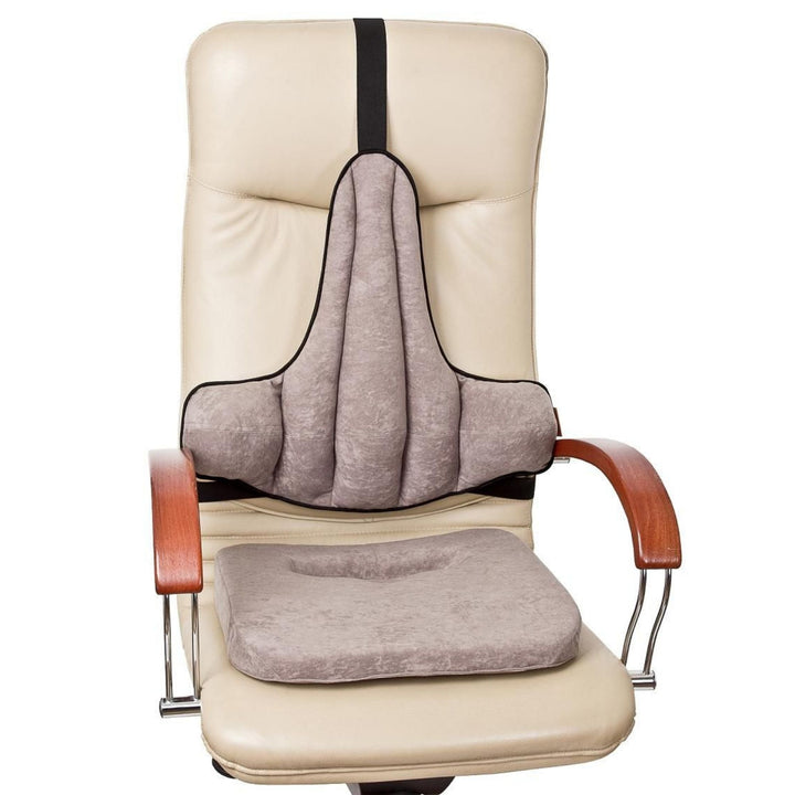 Kulik System Nakładka rehabilitacyjna na krzesło beżowa