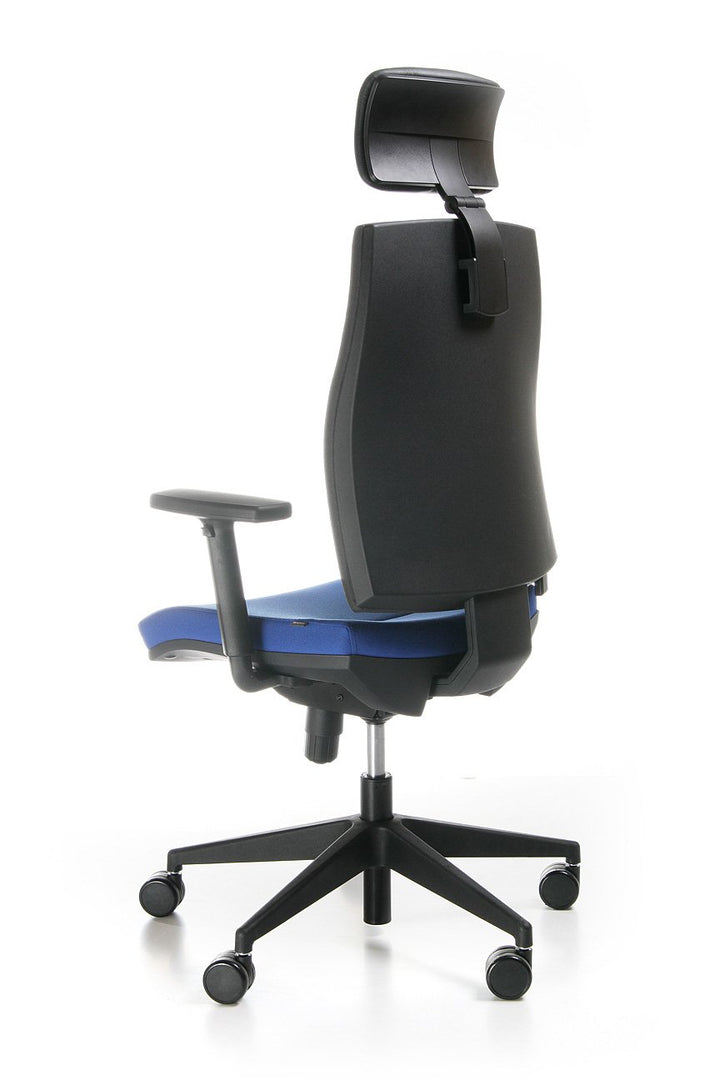 Bejot Fotel ergonomiczny Fotel biurowy Corr z zagłówkiem czarny