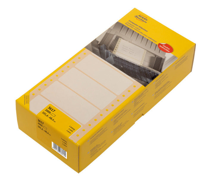 Avery Zweckform Etykiety komputerowe na papierze 101,6x48,4 mm 2000 szt.