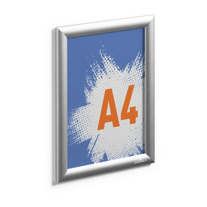 Durable aluminiowa rama zatrzaskowa OUTDOOR A4 Srebrny