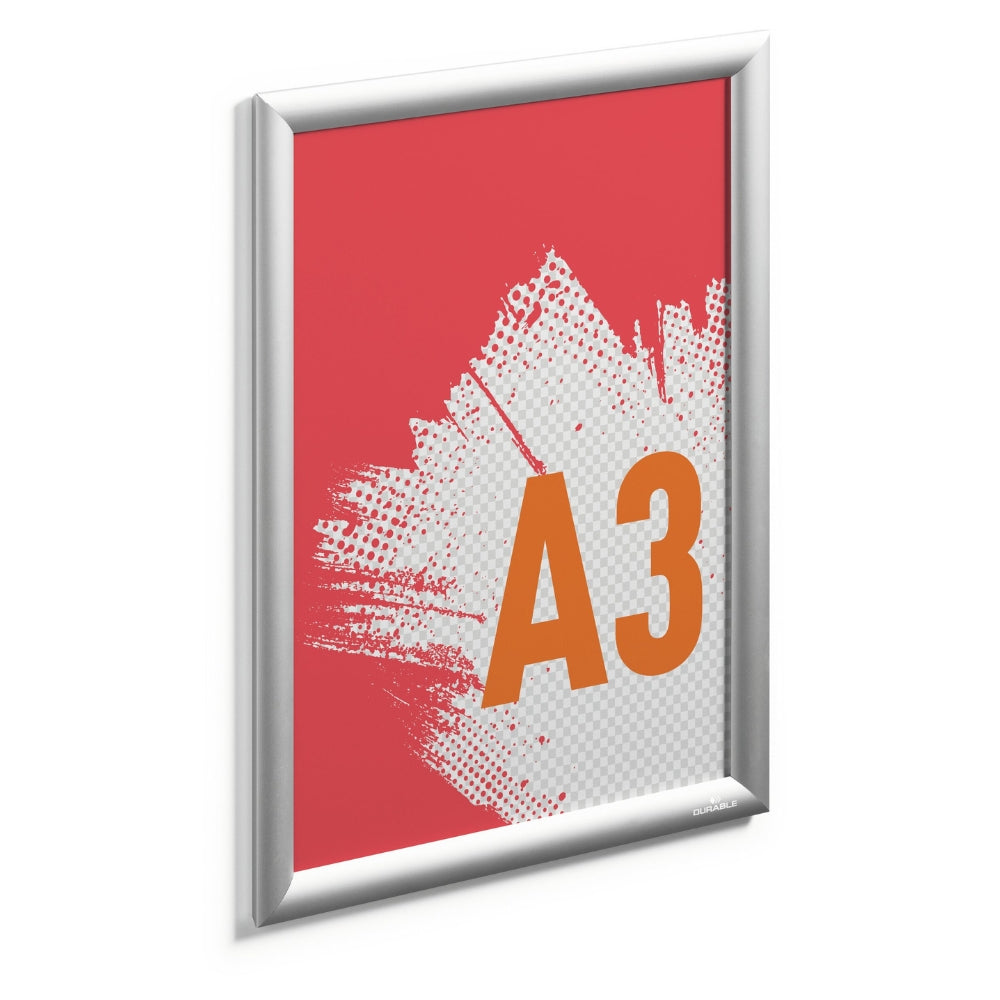 Durable aluminiowa rama zatrzaskowa OUTDOOR A3 Srebrny