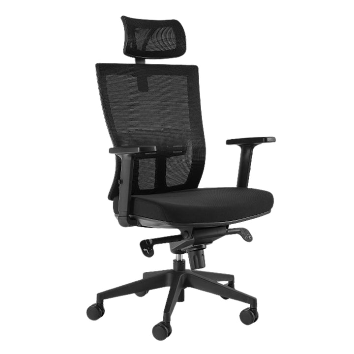 UNIQUE Fotel ergonomiczny LINK czarny
