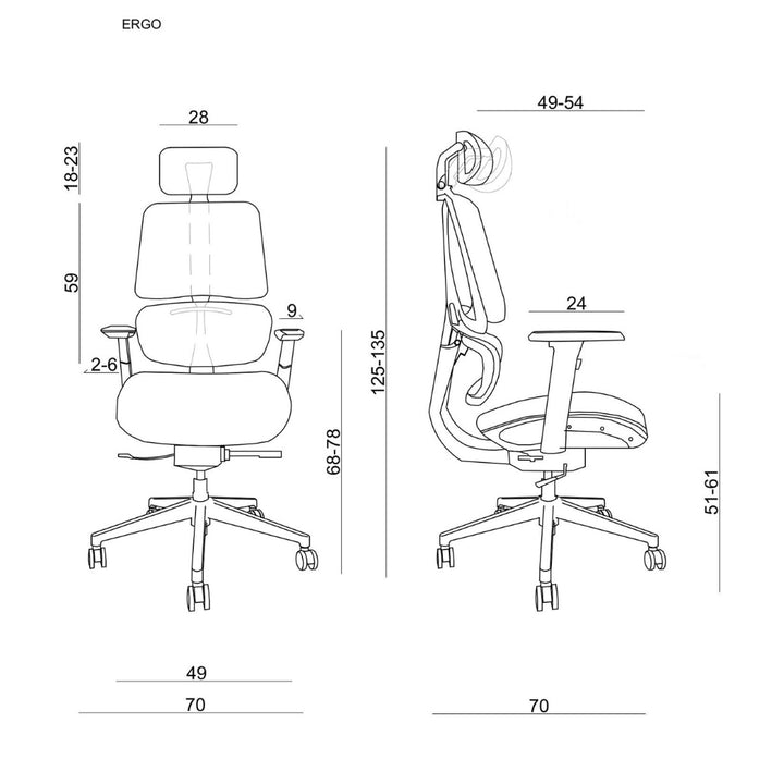 UNIQUE Fotel ergonomiczny ERGO