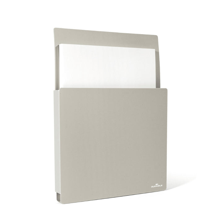 Durable Uchwyt na dokumenty INFO BOX A4 samoprzylepny Szary
