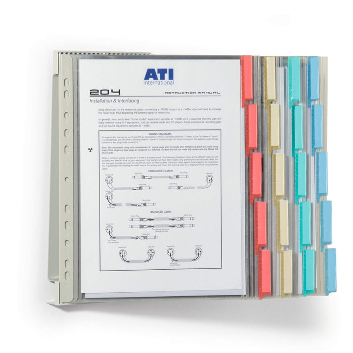 Durable Zestaw 20 paneli informacyjnych na ścianę Function