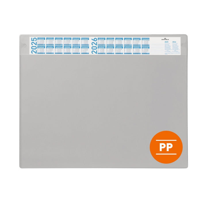 Durable Podkład na biurko 650x480 mm z kalendarzem i zdejmowaną nakładką PP
