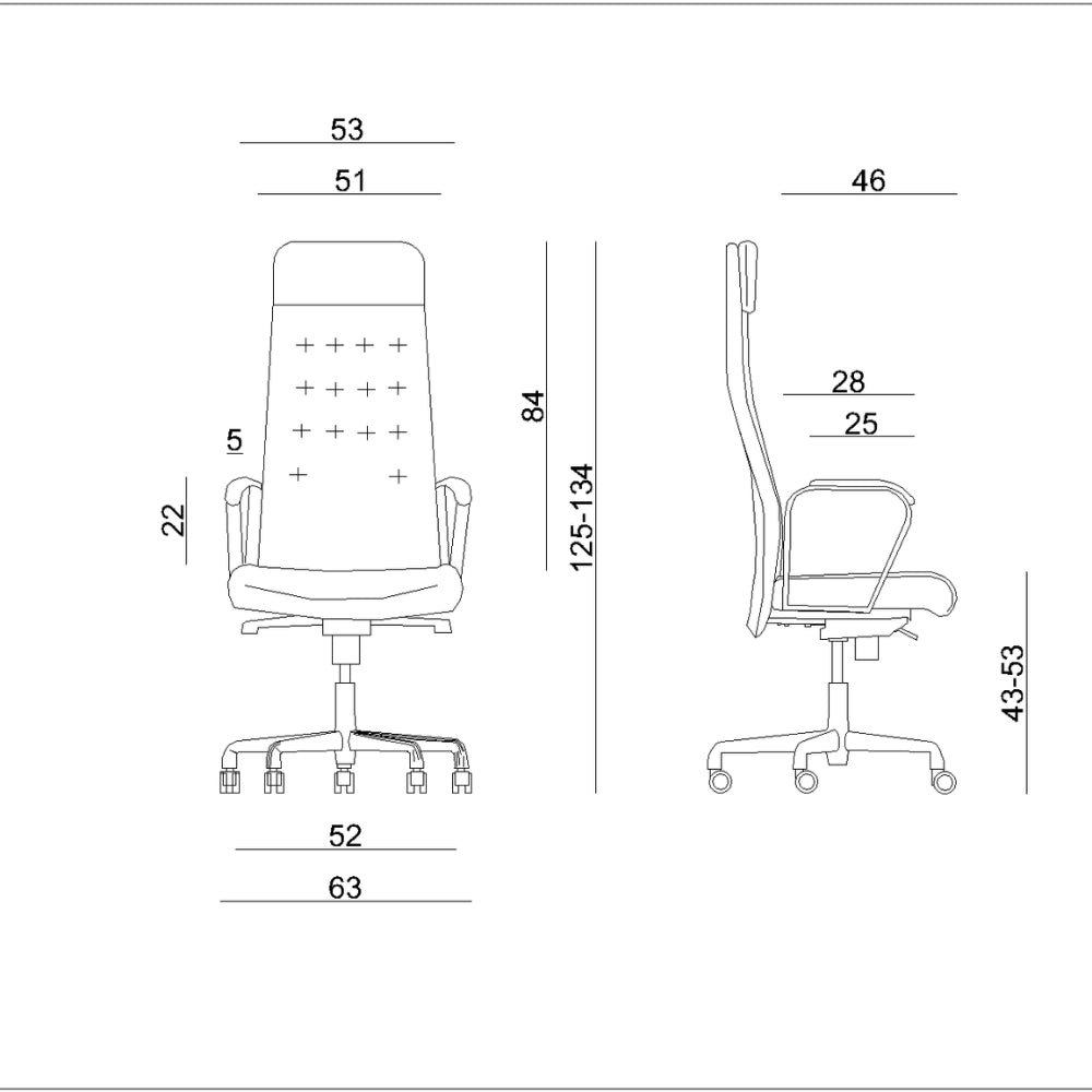 UNIQUE Ergonomiczny fotel biurowy ARES Skóra naturalna Biała