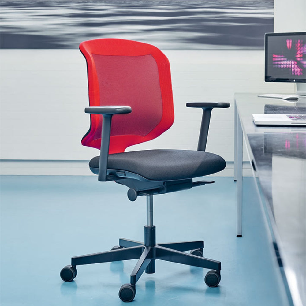 Flokk Fotel ergonomiczny Giroflex 434 N475 czerwony