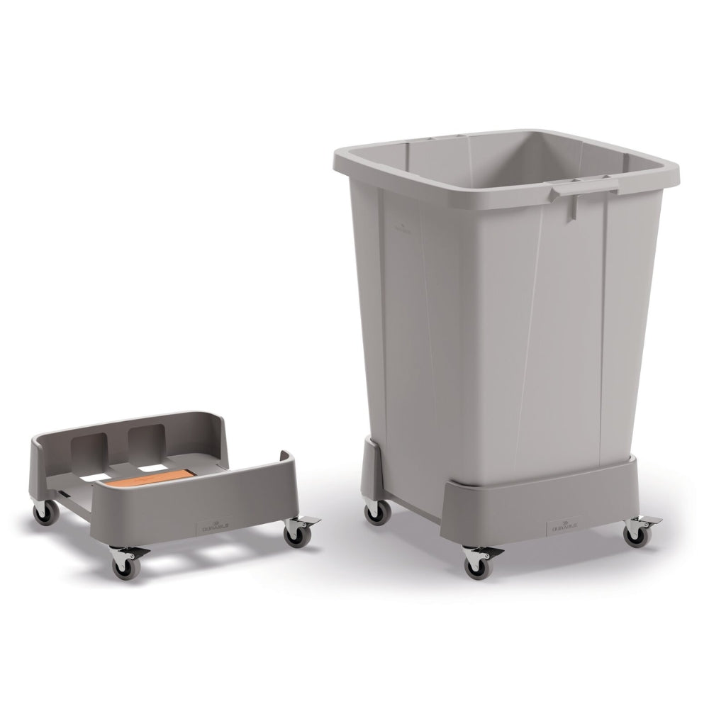 Durable Wózek DURABIN 90L rPP Grafitowy