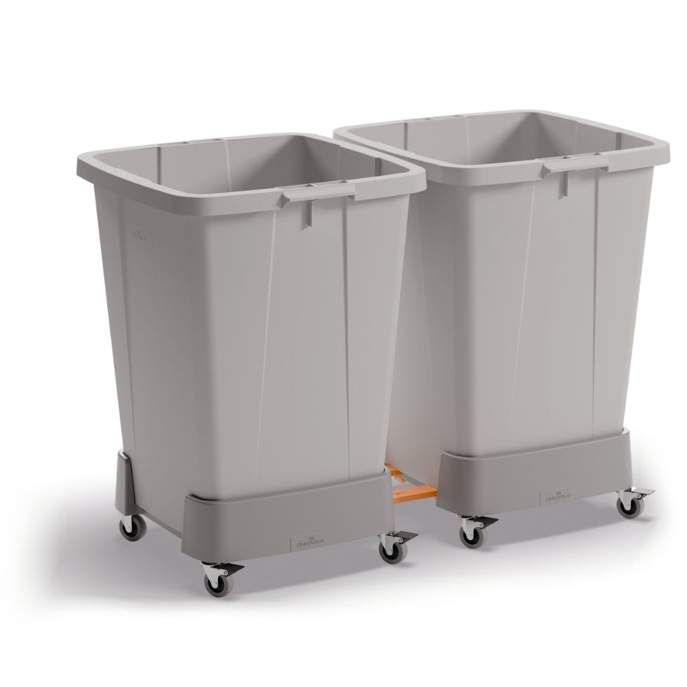 Durable Wózek DURABIN 90L rPP Grafitowy