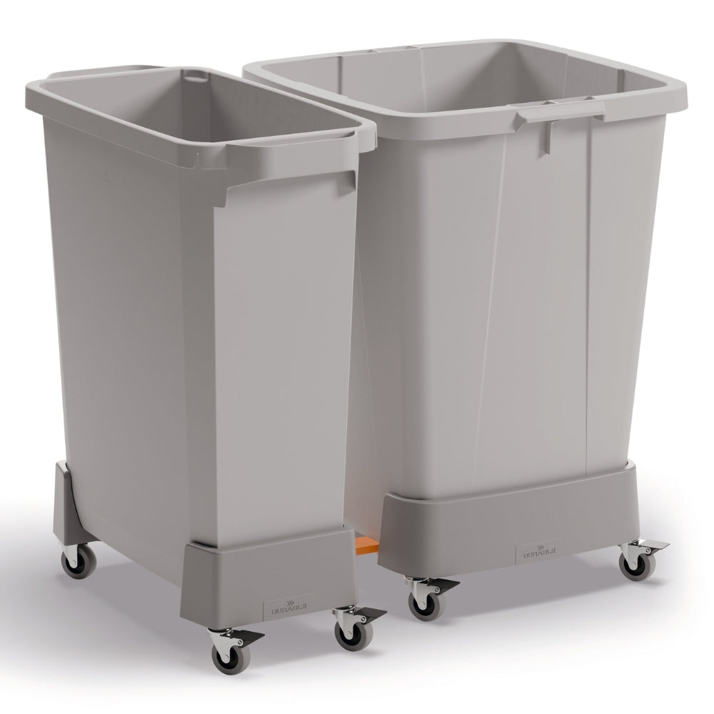Durable Wózek DURABIN 90L rPP Grafitowy