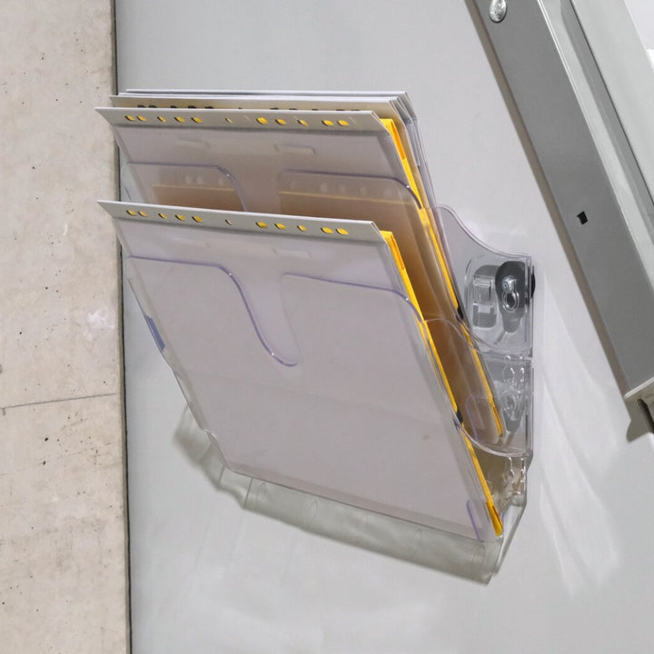 Durable Pojemnik na ulotki FLEXIPLUS 2 A4 magnetyczny Przezroczysty