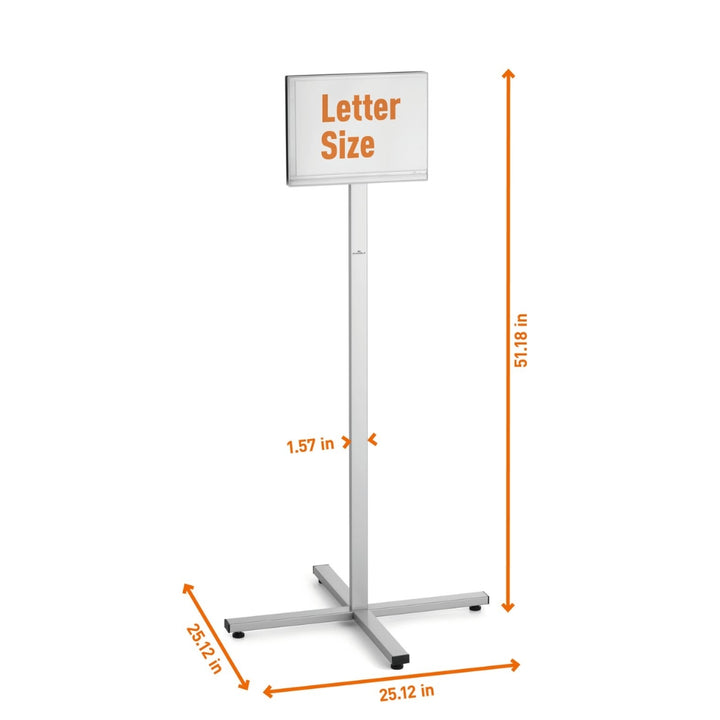Durable Stojak podłogowy INFO STAND OUTDOOR A4