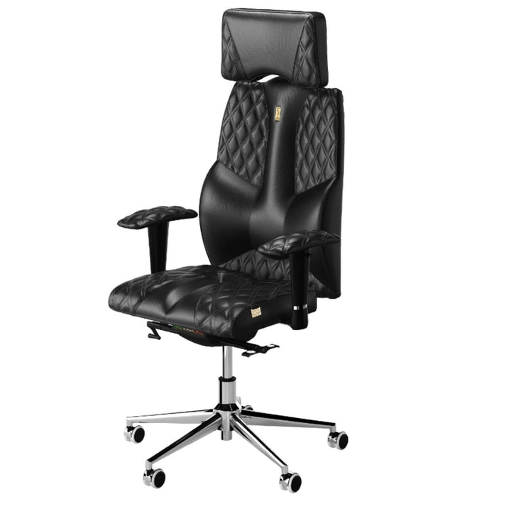 Kulik System Krzesło ergonomiczne Business Comfort Pikowany Czarny