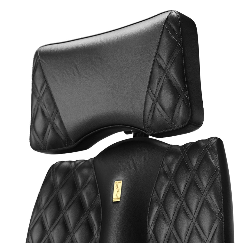 Kulik System Krzesło ergonomiczne Business Comfort Pikowany Czarny