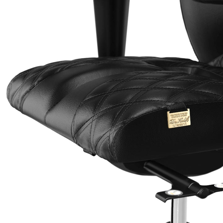 Kulik System Krzesło ergonomiczne Business Comfort Pikowany Czarny