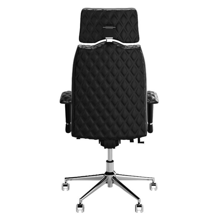Kulik System Krzesło ergonomiczne Business Comfort Pikowany Czarny