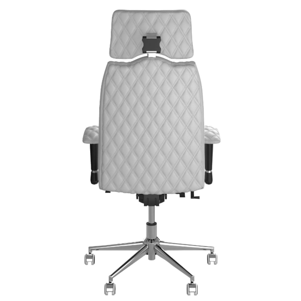 Kulik System Krzesło ergonomiczne Business Comfort Pikowany Biały