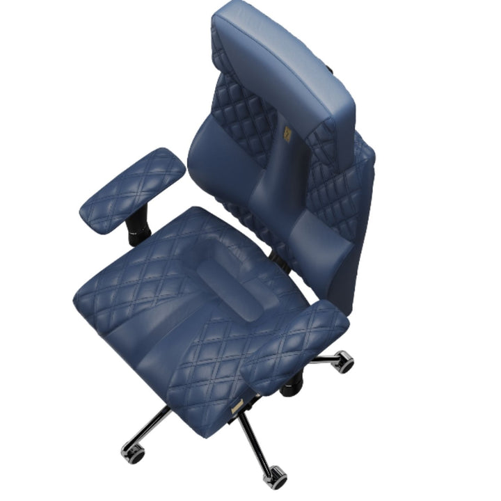 Kulik System Krzesło ergonomiczne Business Comfort Granatowy Pikowany