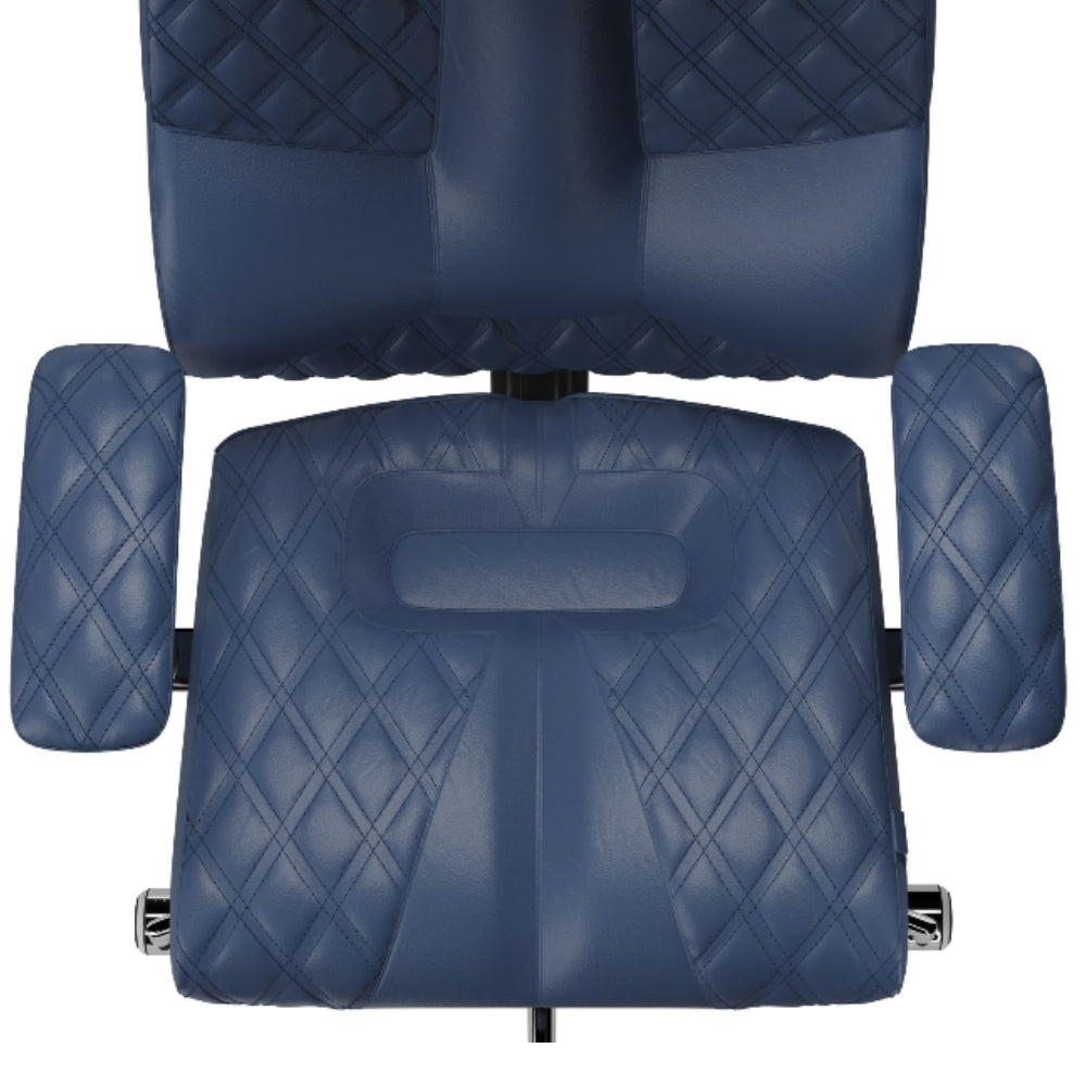 Kulik System Krzesło ergonomiczne Business Comfort Granatowy Pikowany