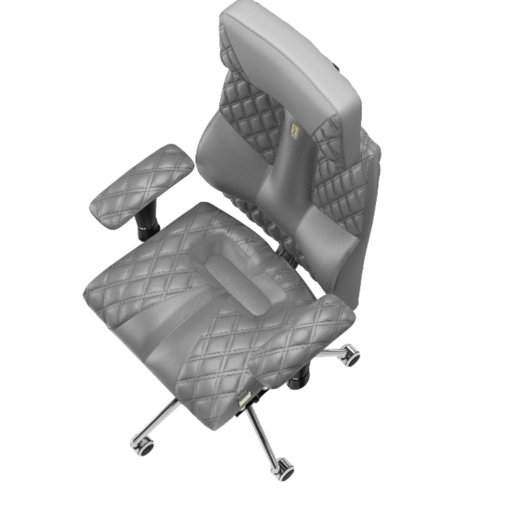 Kulik System Krzesło ergonomiczne Business Comfort Ciemno-Szary Pikowany