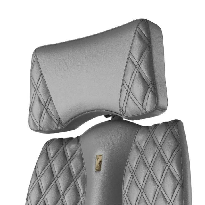 Kulik System Krzesło ergonomiczne Business Comfort Ciemno-Szary Pikowany