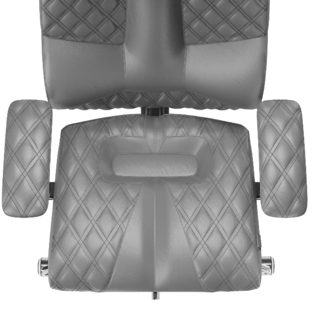 Kulik System Krzesło ergonomiczne Business Comfort Ciemno-Szary Pikowany