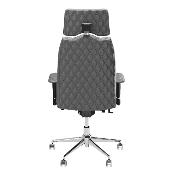 Kulik System Krzesło ergonomiczne Business Comfort Ciemno-Szary Pikowany