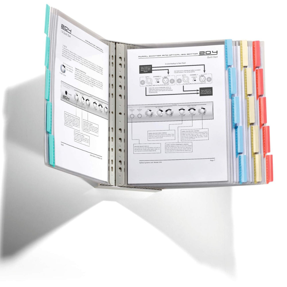 Durable Zestaw 20 paneli informacyjnych na ścianę Function