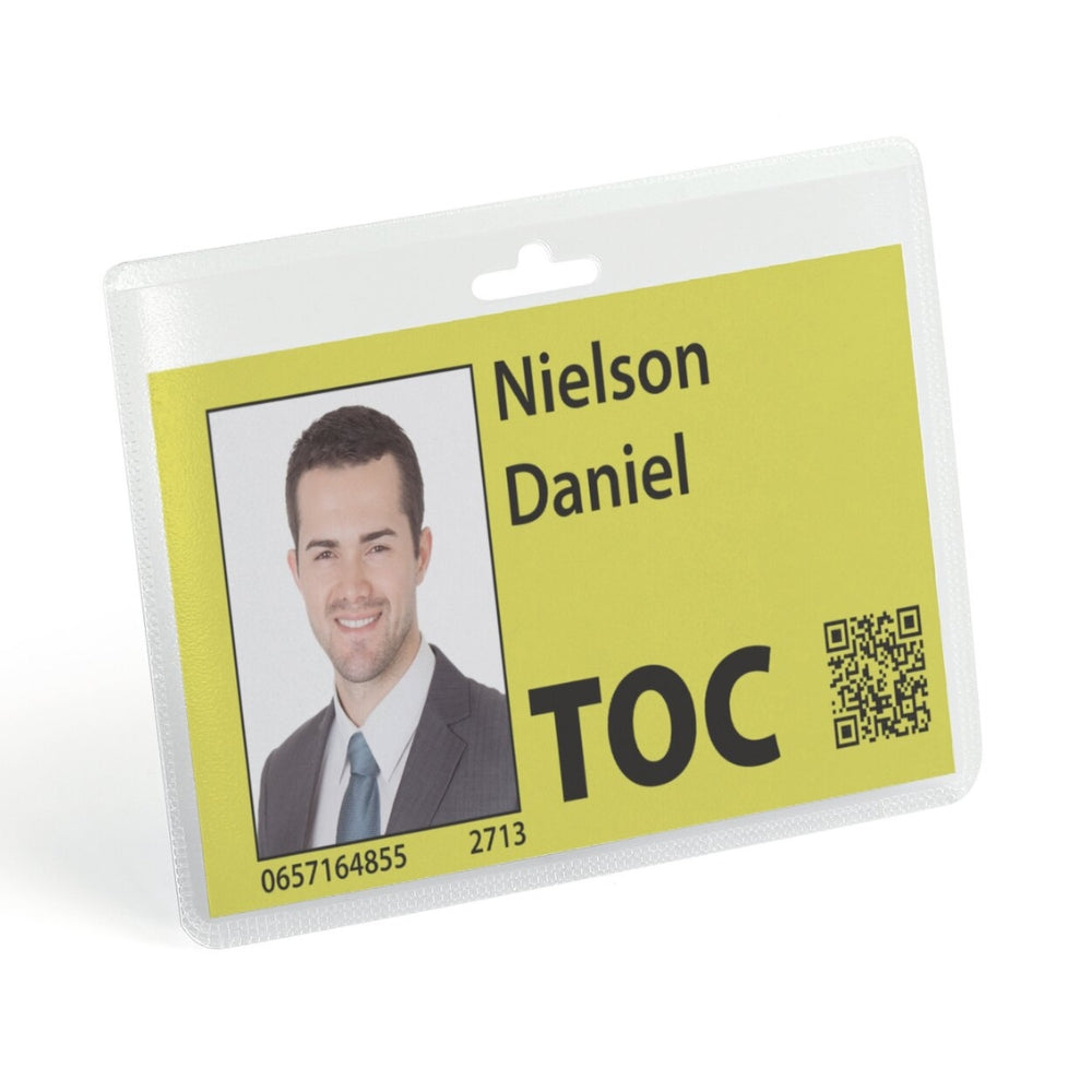 Durable Ochronna koszulka do identyfikatora 60x90mm 20 szt.